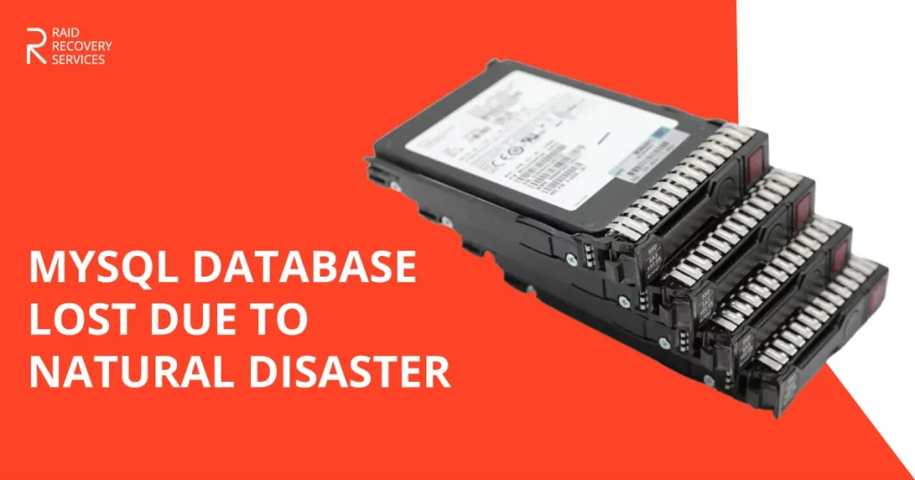 MySQL Database Lost Due to Natural Disaster