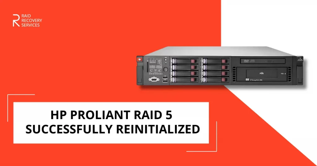 HP-ProLiant-RAID-5-Successfully-Reinitialized