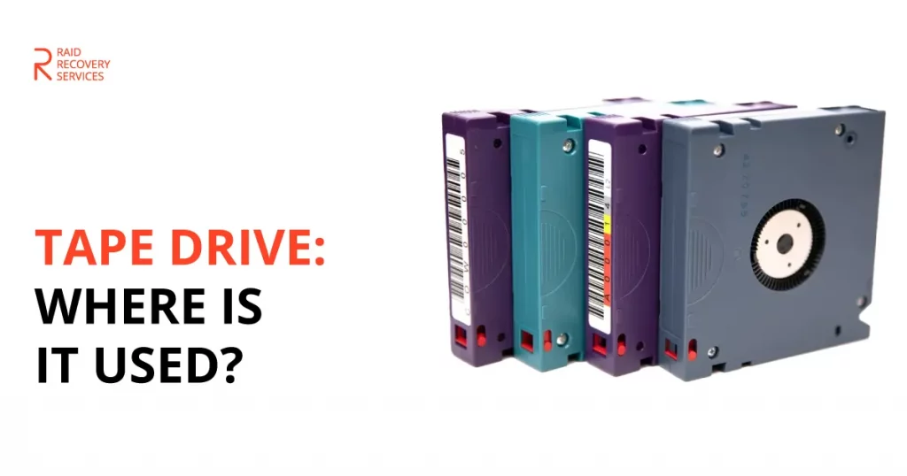 Tape Drive; Where is it Used