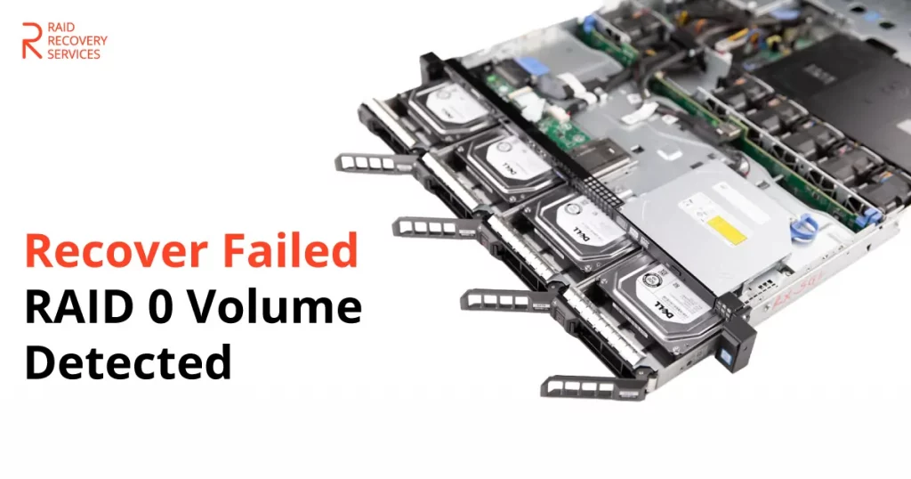 Recover Failed RAID 0 Volume Detected