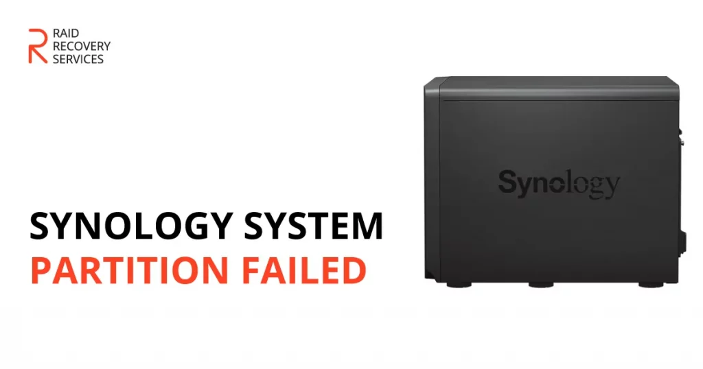 Synology System Partition Failed
