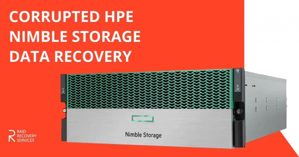 Corrupted HPE Nimble Storage Data Recovery