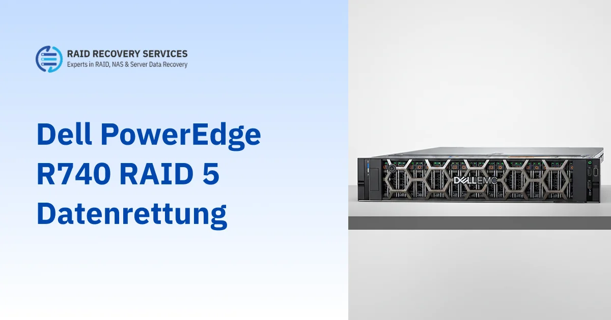 Dell PowerEdge R740 RAID 5 Datenrettung